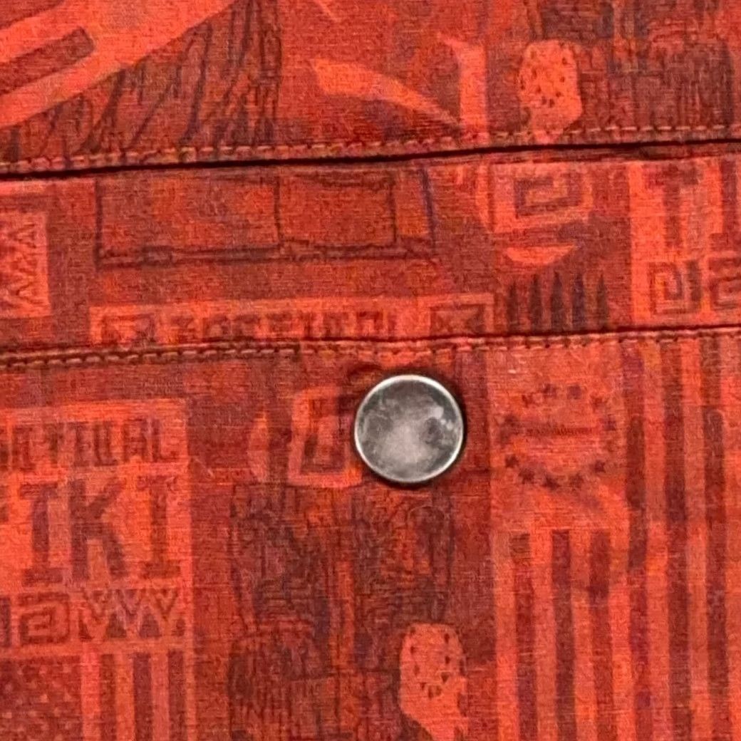Vintage LA Police Gear Tactical Tiki Hawaiian Camp Shirt Adult EXTRA LARGE Red Snap Size US XL / EU 56 / 4 - 7 Thumbnail
