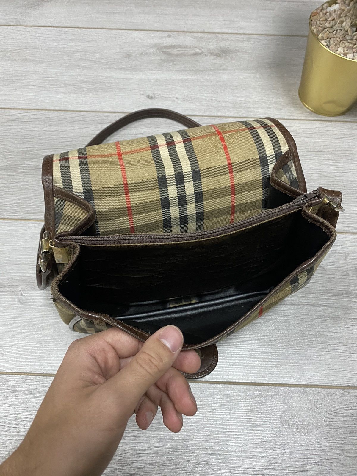 Burberry Burberrys vintage Nova Check shoulder bag cross body Size ONE SIZE - 7 Thumbnail