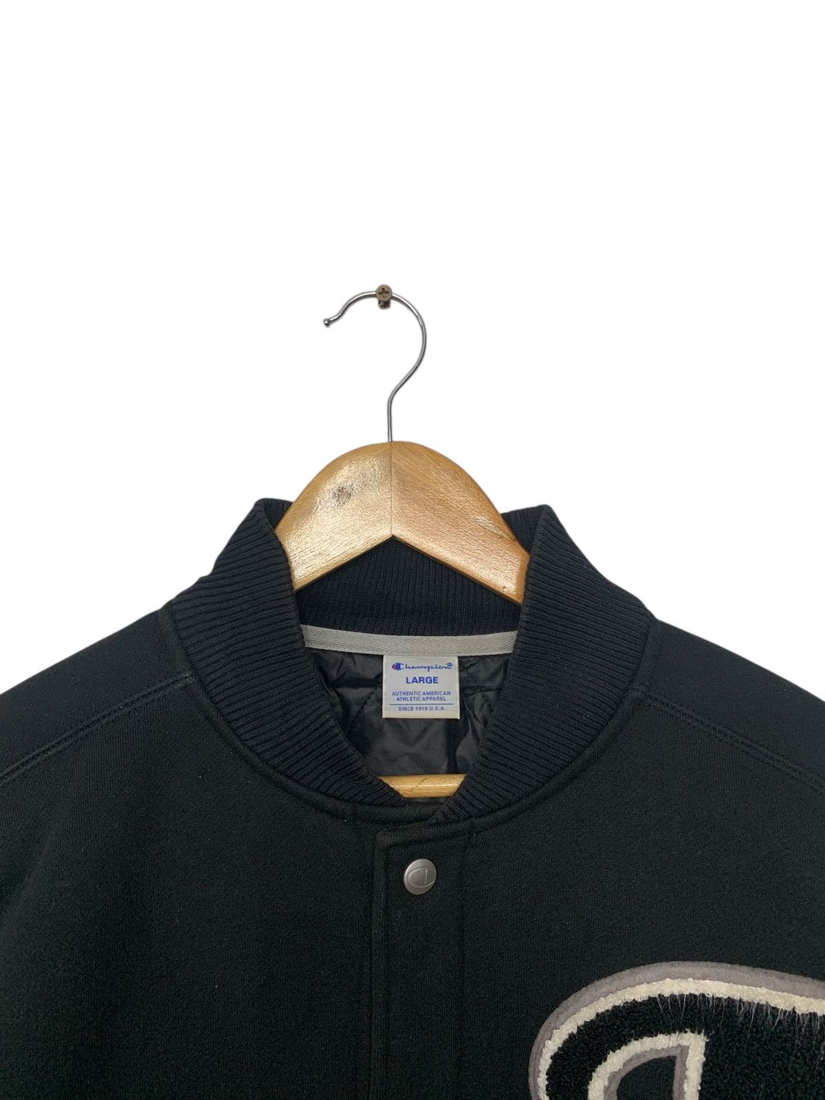 Champion Rare Vintage 90's Champion Varsity Snap Button Ups Jacket Size US L / EU 52-54 / 3 - 6 Thumbnail