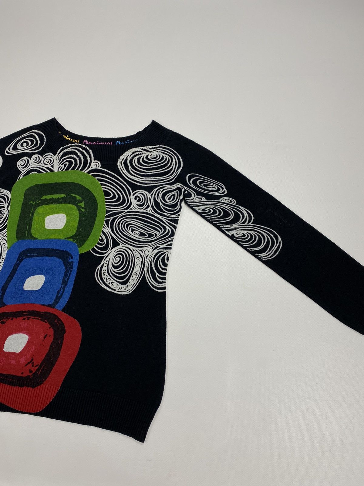 Desigual 🔥LASTDROP🔥 Y2K Desigual Wide Collar Psychedelic Fitted Size M / US 6-8 / IT 42-44 - 5 Thumbnail
