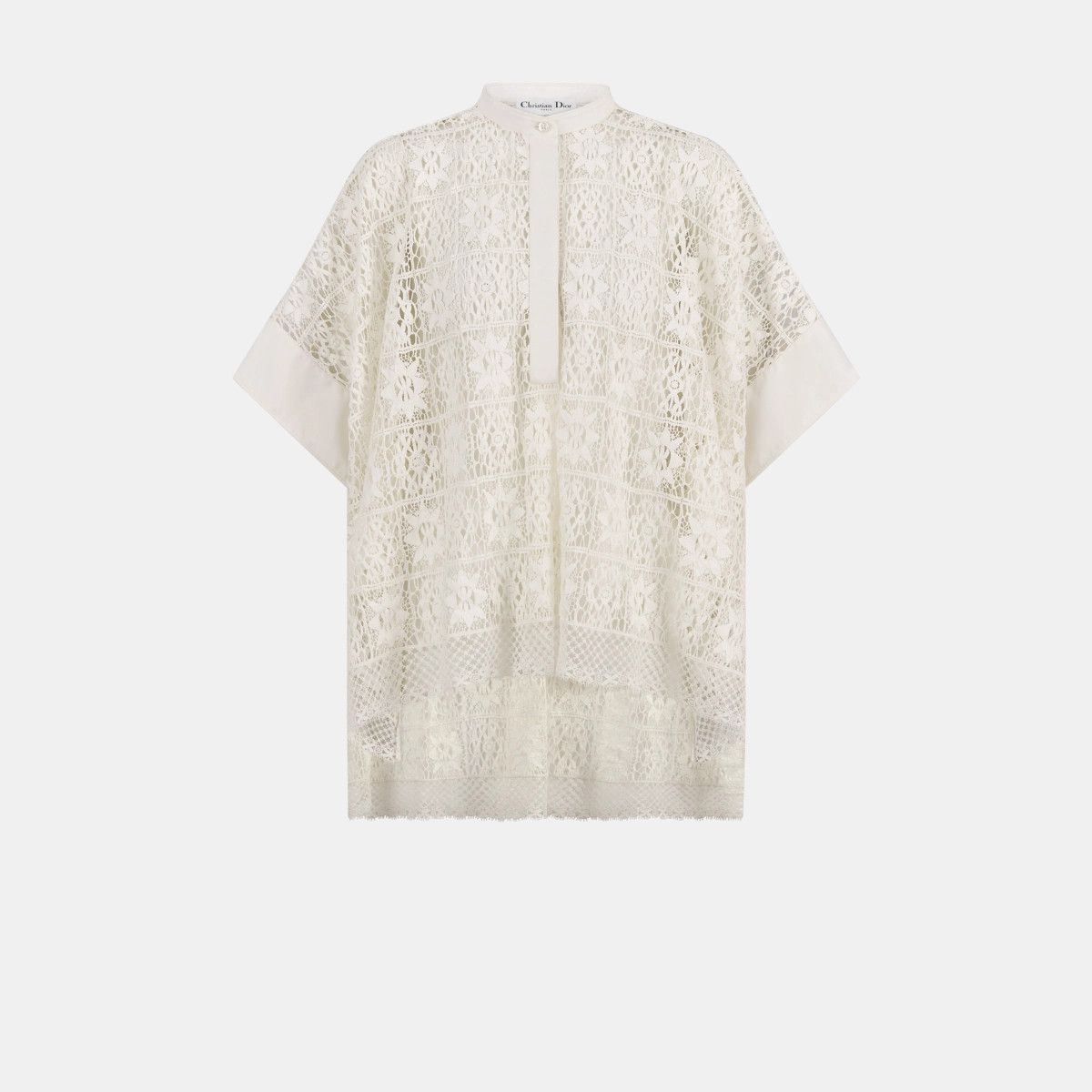 Dior o1bcso1str0225 Blouse in Ecru Size M / US 6-8 / IT 42-44 - 1 Thumbnail