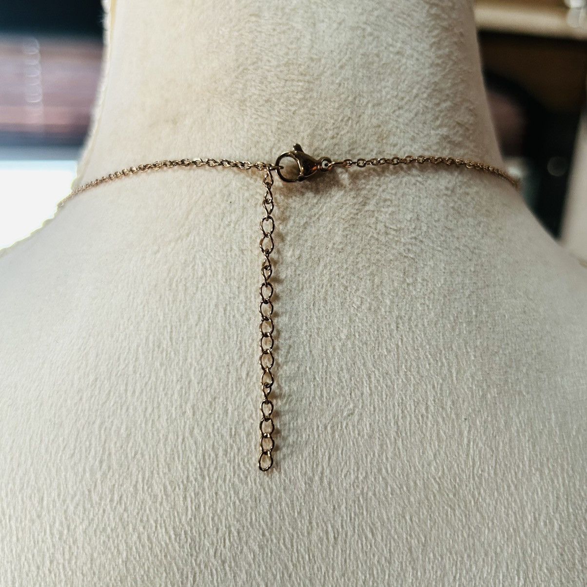 Vintage Vintage solid copper papal cross pendant on chain necklace Size ONE SIZE - 4 Thumbnail