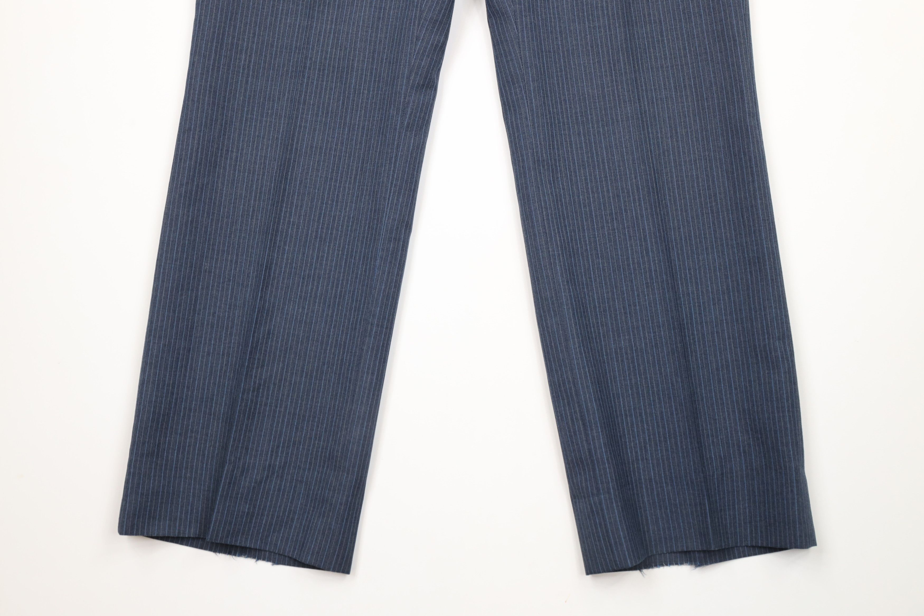 Vintage Vintage 70s Streetwear Pinstriped Bell Bottoms Pants USA Size US 32 / EU 48 - 4 Thumbnail