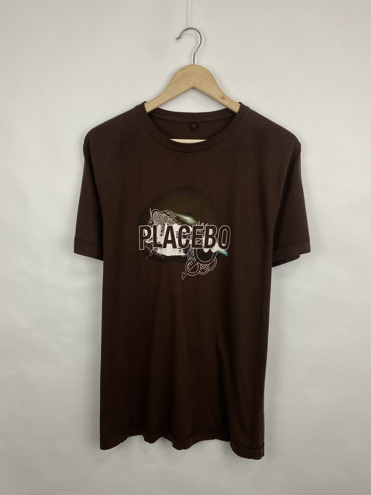 Band Tees 🇬🇧 Vintage Placebo Britain Band Alternative Indie Rock Tee Size US L / EU 52-54 / 3 - 3 Thumbnail