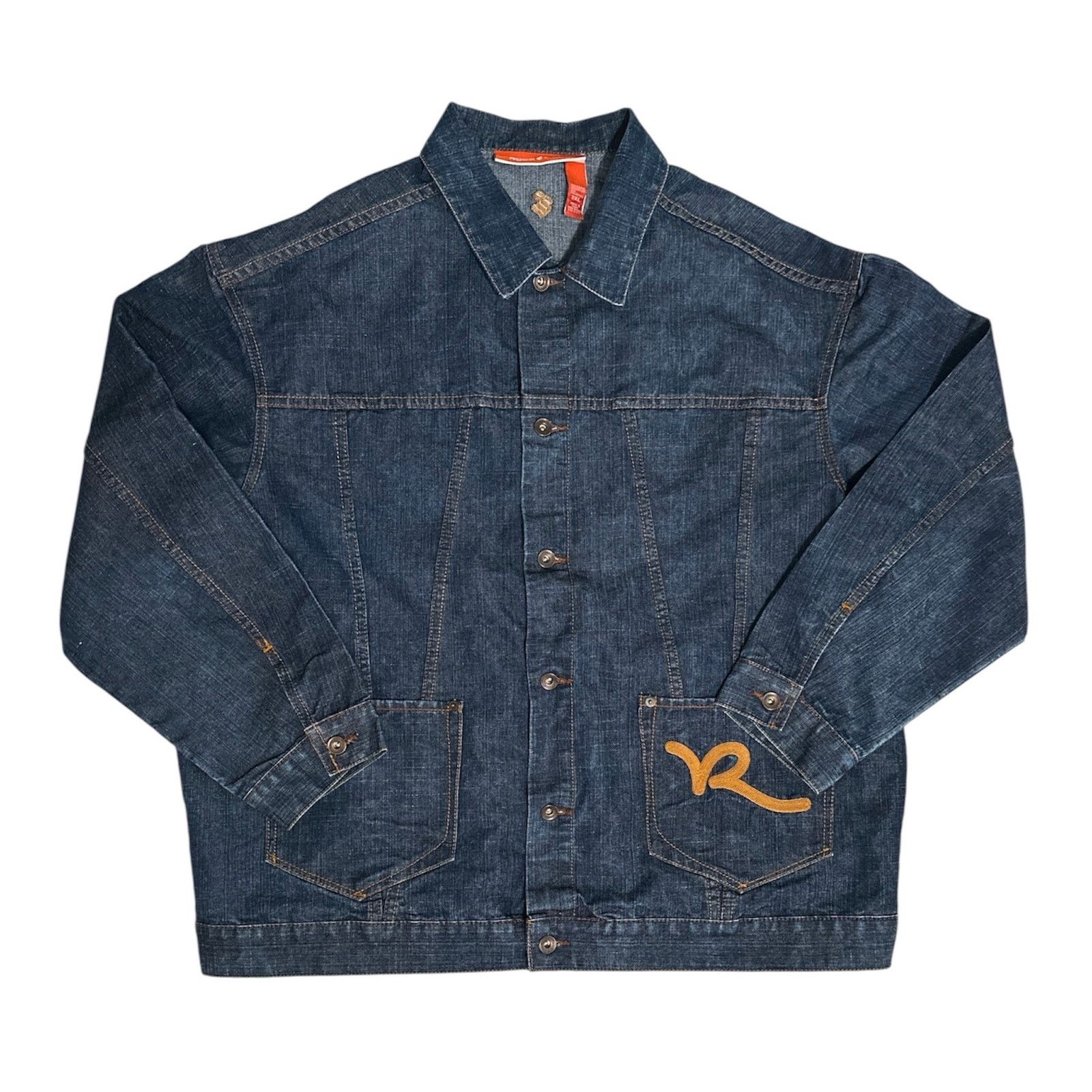 Rocawear Vintage Rocawear Embroidered Denim Jacket Size US XXL / EU 58 / 5 - 1 Thumbnail