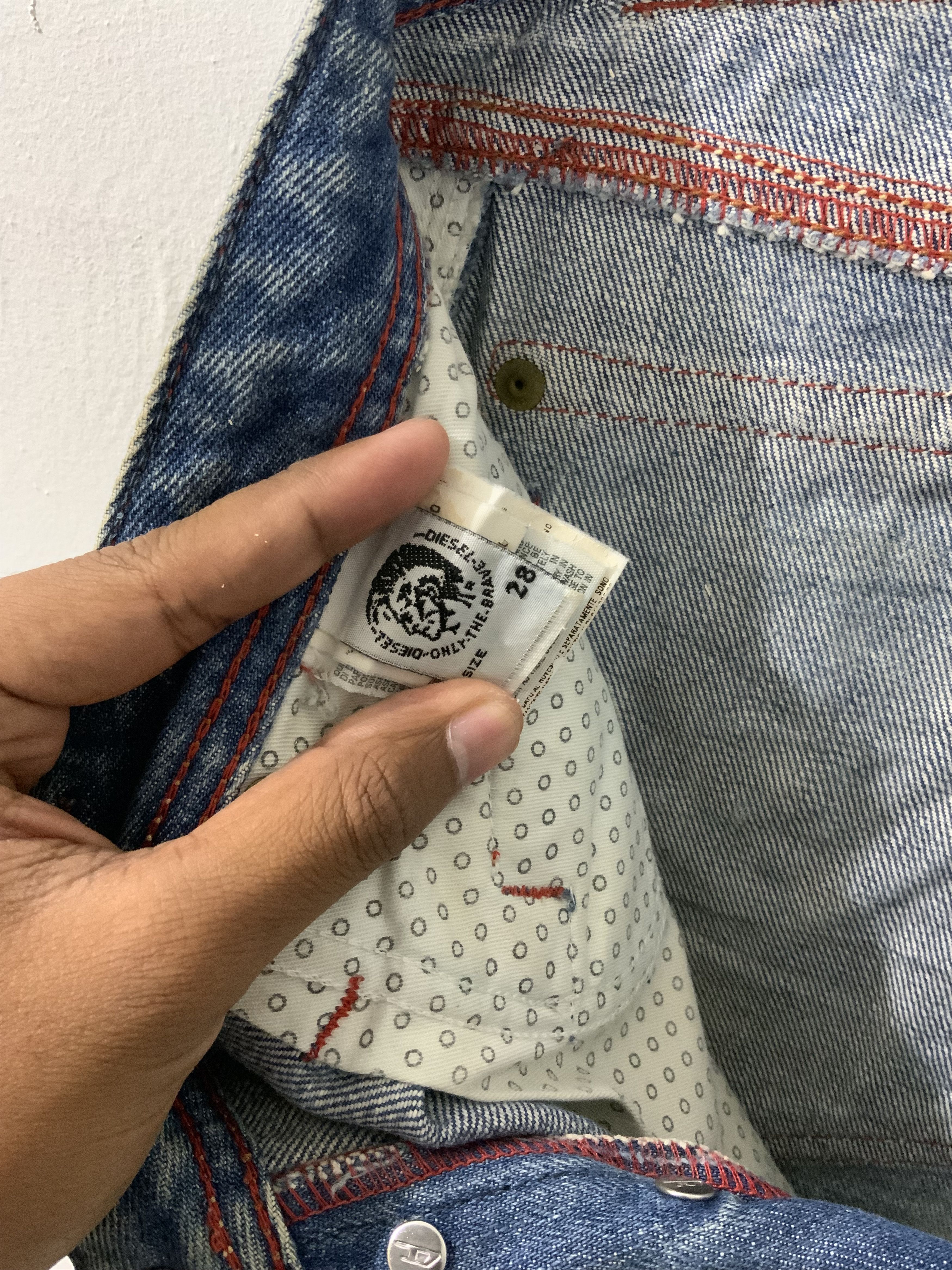 Japanese Brand Diesel Only the Brave Man Denim Division Jeans Size US 28 / EU 44 - 20 Thumbnail