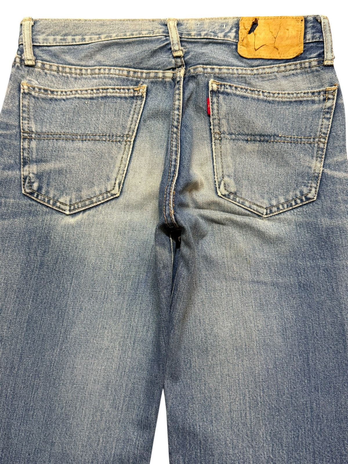 Big John Vintage 90s Big John Faded Wash Wide Leg Bell Bottom Flared Size US 29 - 5 Thumbnail