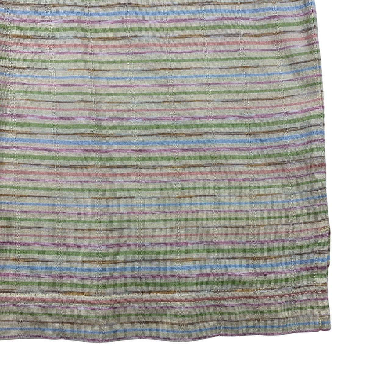 Missoni × Vintage Vintage MISSONI small logo embroidery stripe tee Size US M / EU 48-50 / 2 - 8 Thumbnail