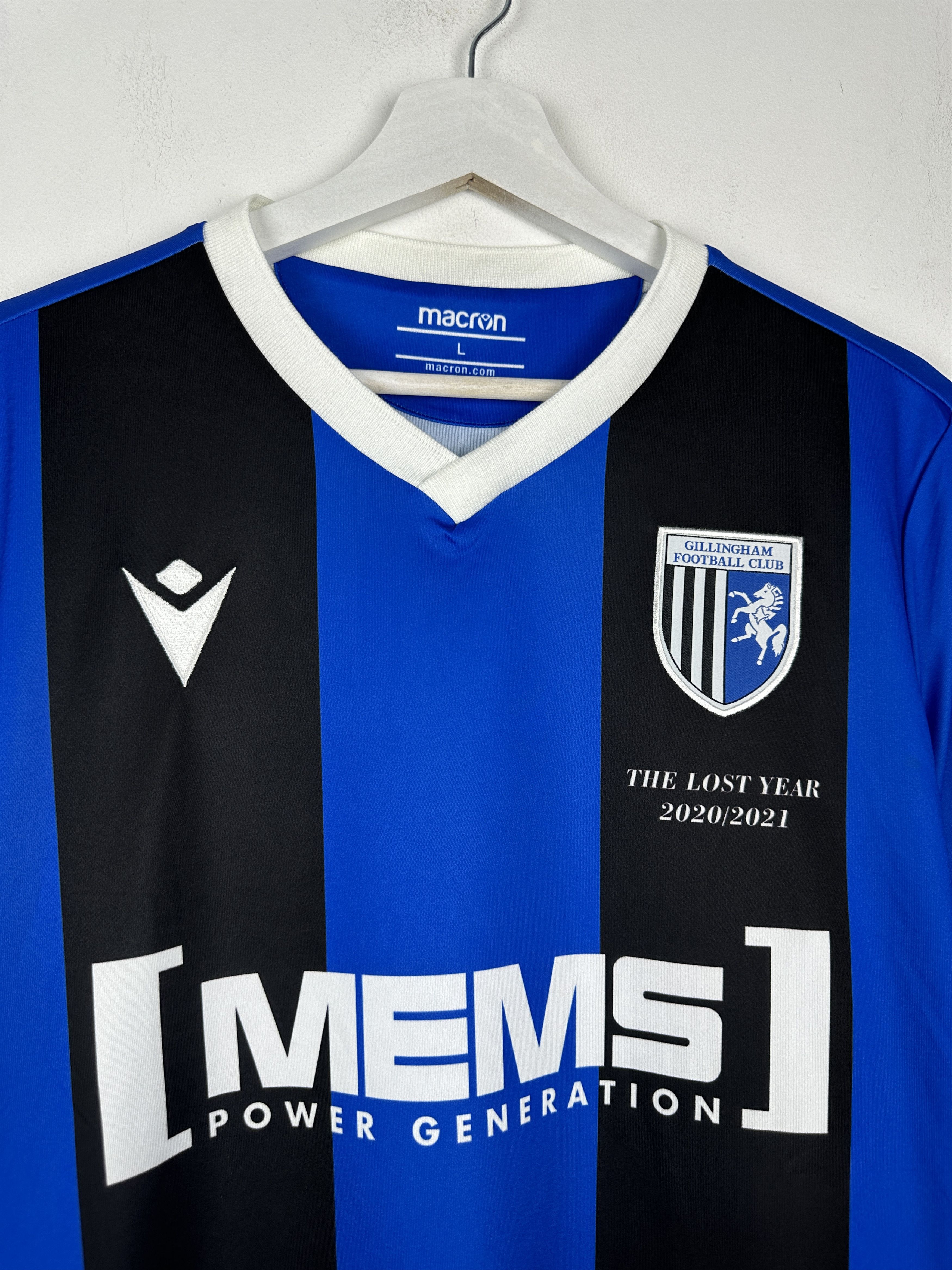 Vintage Gillingham 2021 The Lost Year Soccer Jersey Football Shirt Size US L / EU 52-54 / 3 - 3 Thumbnail