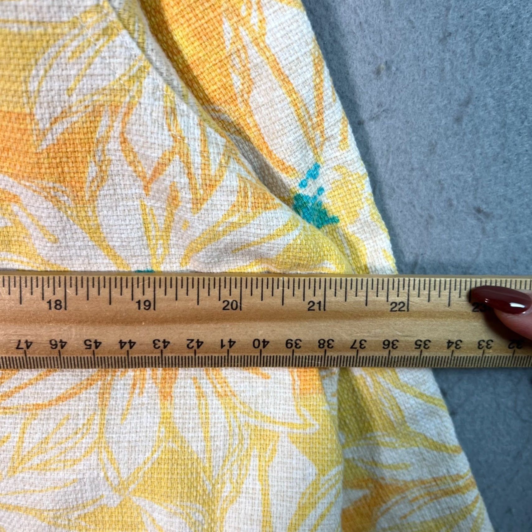 Pendleton Pendleton Womens XL Petite Floral Button-Up Jacket Yellow & White Cotton Size XL / US 12-14 / IT 48-50 - 6 Thumbnail