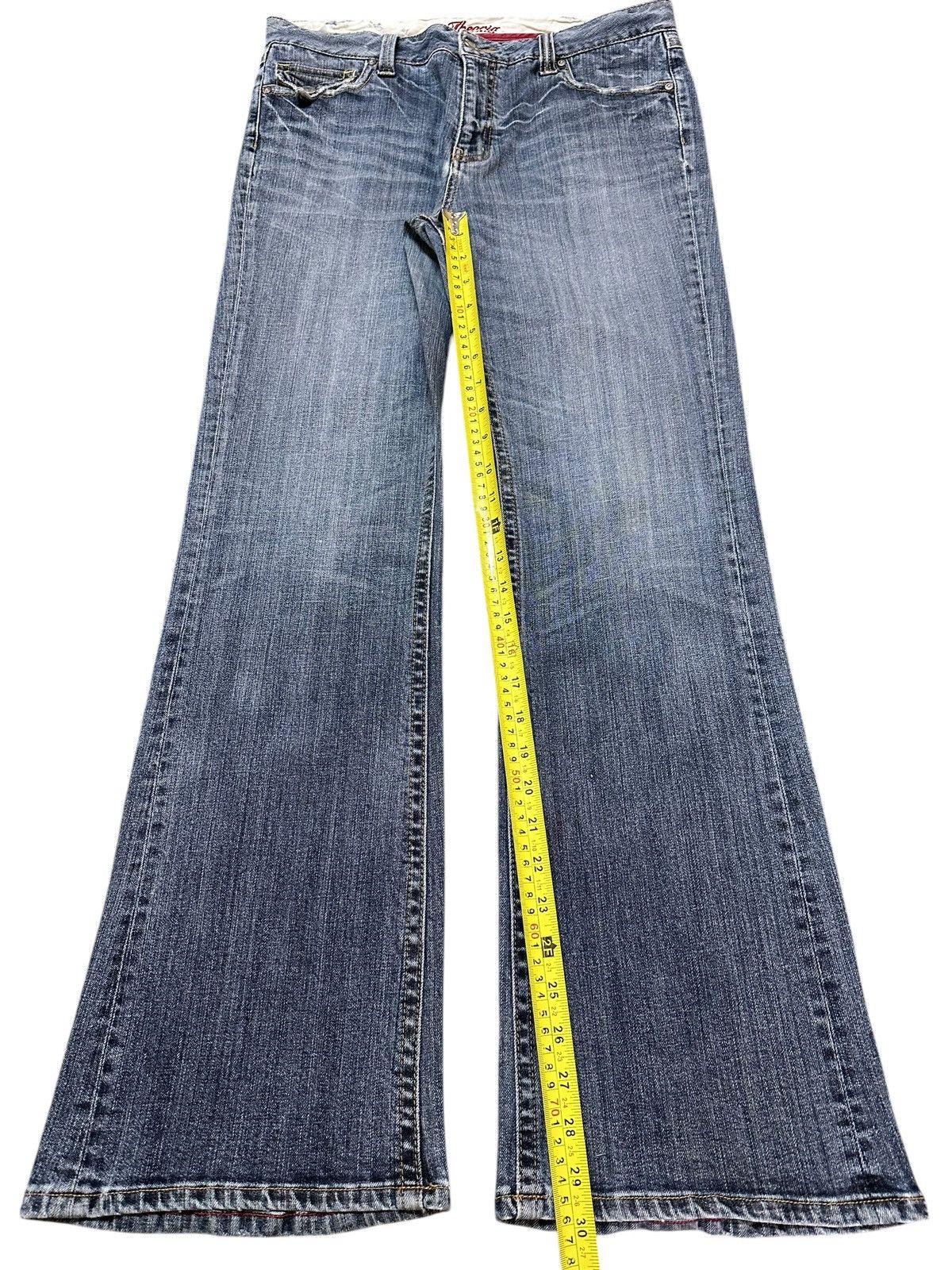 If Six Was Nine Vintage Japanese Brand Blue Wash Style Flare Jeans Size US 32 / EU 48 - 13 Thumbnail