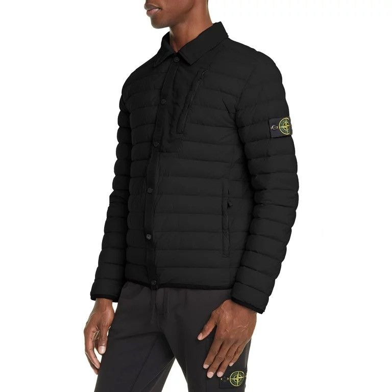 Stone Island loom woven puffer