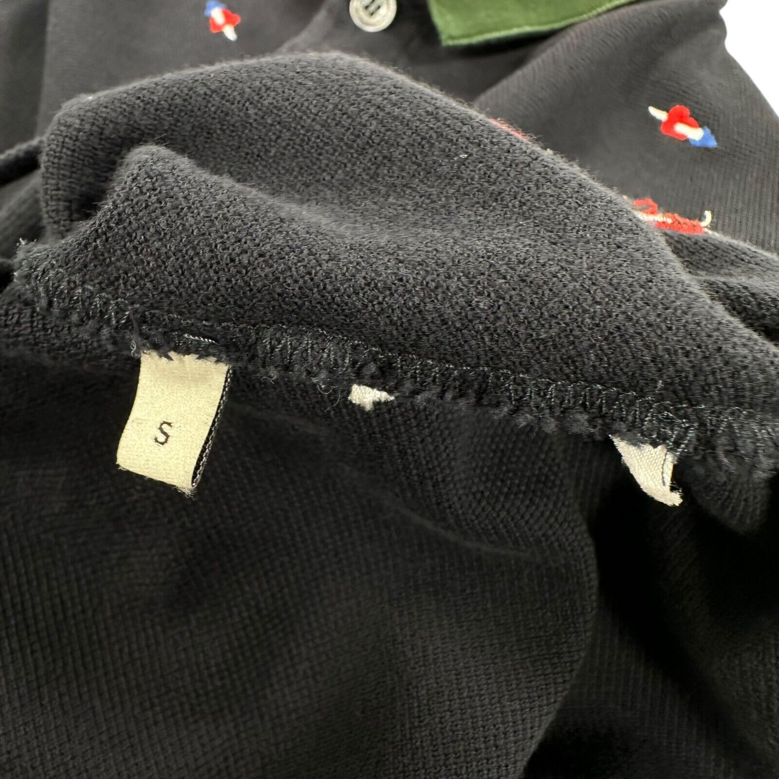 Gucci Gucci Size S Polo Shirt Navy Arrow/Heart Logo Taped Collar Size US S / EU 44-46 / 1 - 4 Thumbnail