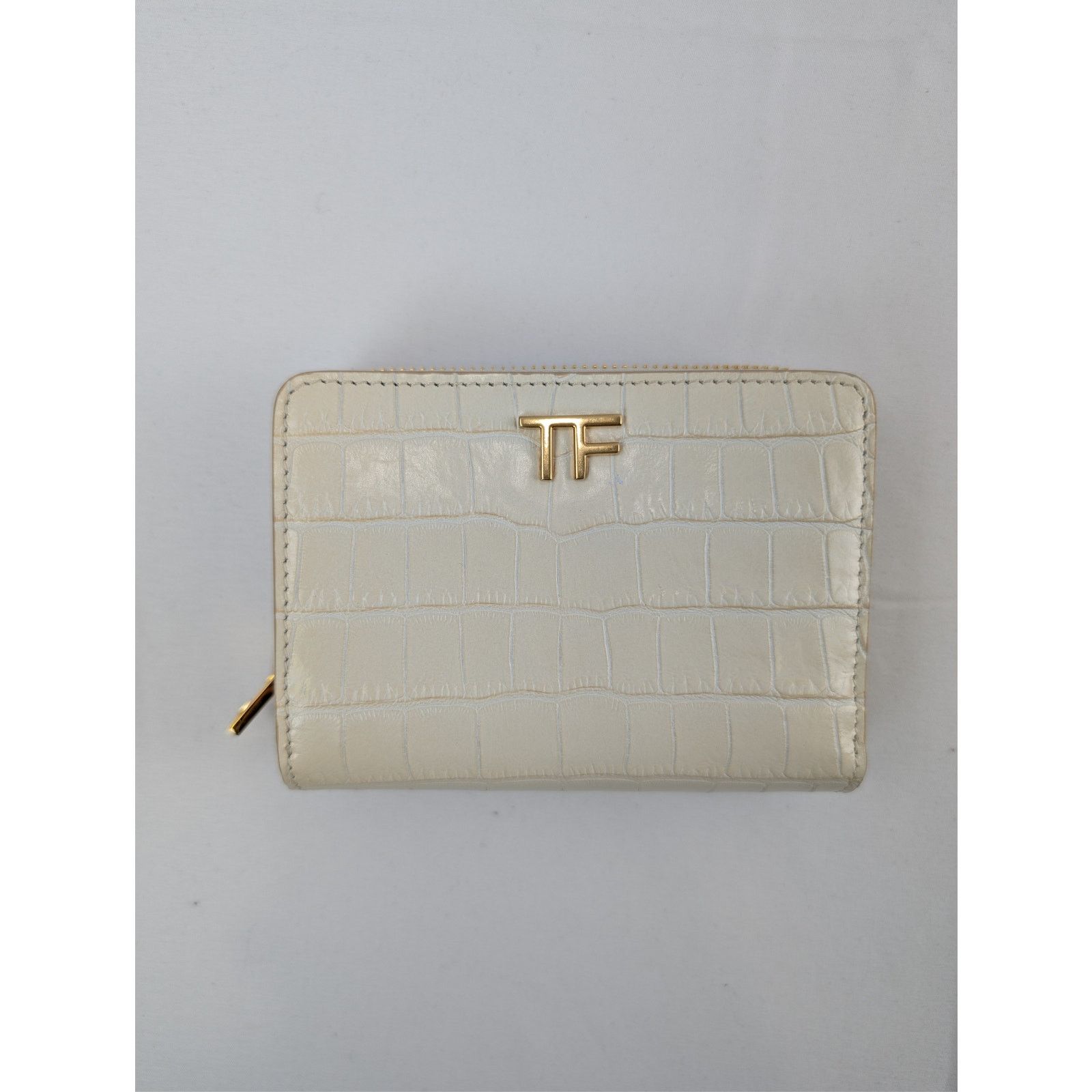 Tom Ford o1rshd1 Size: OS / Zip Wallet in Cream Size ONE SIZE - 2 Thumbnail