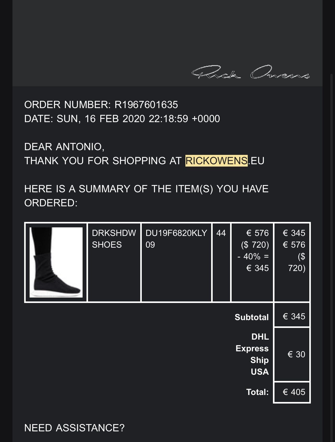 Rick Owens Drkshdw Rick Owens Drkshdw Sock Sneakers Size US 11 / EU 44 - 7 Thumbnail