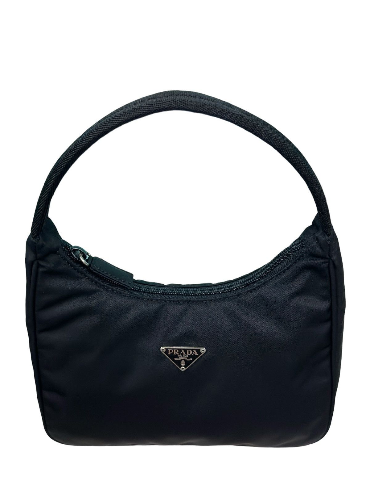 Prada AUTHENTIC PRADA BLACK NYLON HOBO BAG Size ONE SIZE - 2 Thumbnail