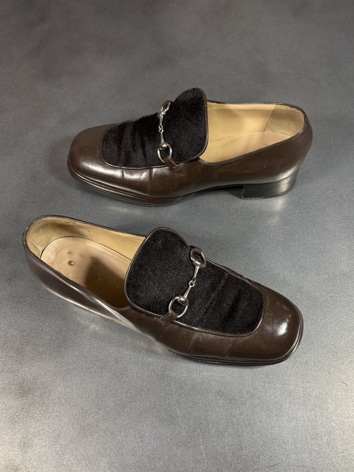 Gucci Vintage Gucci Horsebit Loafers 90s Tom Ford Pony Hair 2000s Size US 7 / IT 37 - 2 Thumbnail