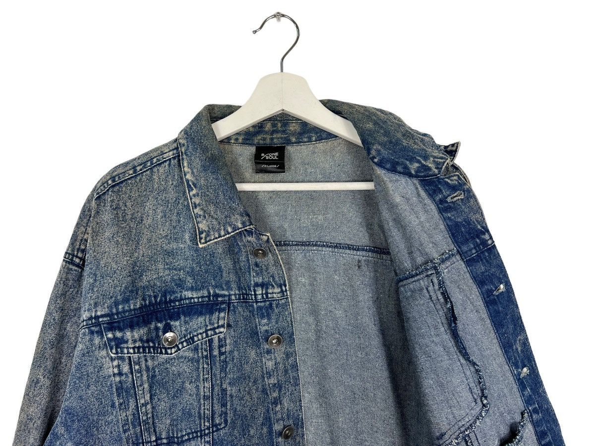 Japanese Brand 🔥 B ONE SOUL DYED DENIM TRUCKER JACKET Size US M / EU 48-50 / 2 - 10 Thumbnail
