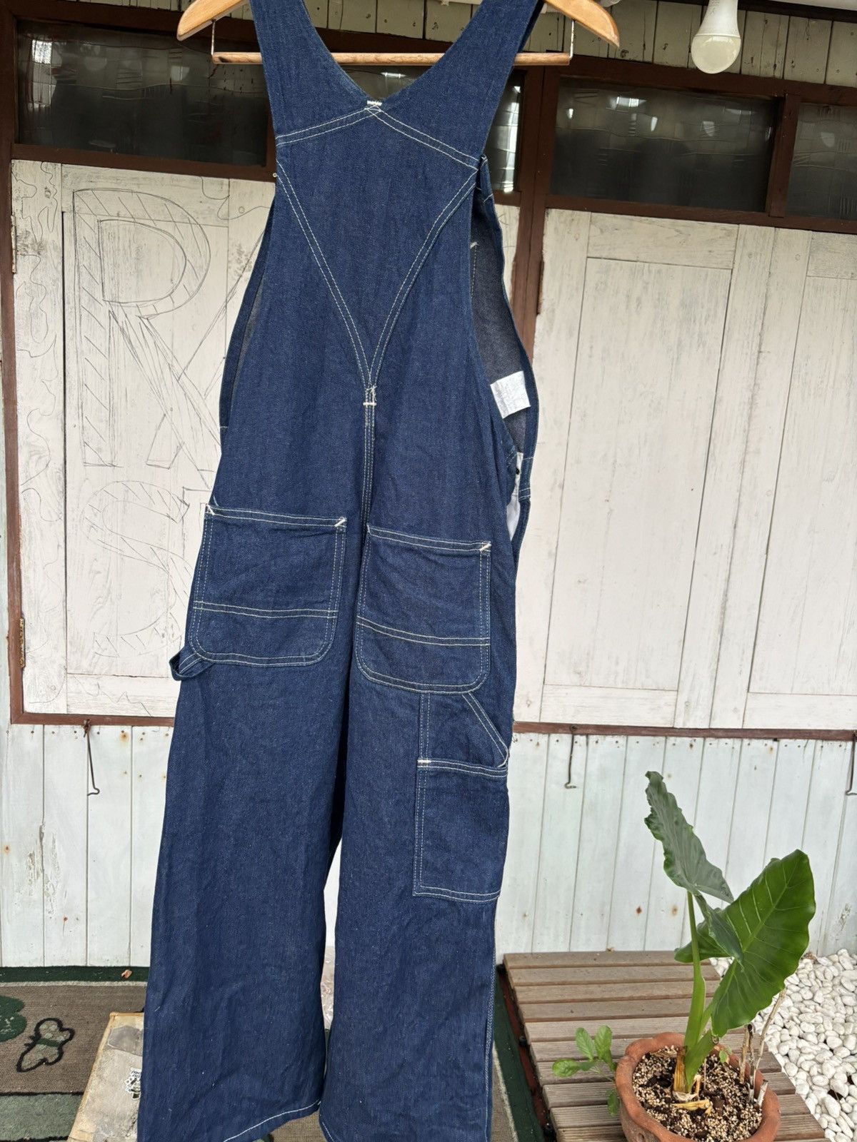 Carhartt × Vintage Vintage 1990’s-1980’s Carhartt Denim Bib Overall Size 28x32 Size US S / EU 44-46 / 1 - 13 Thumbnail