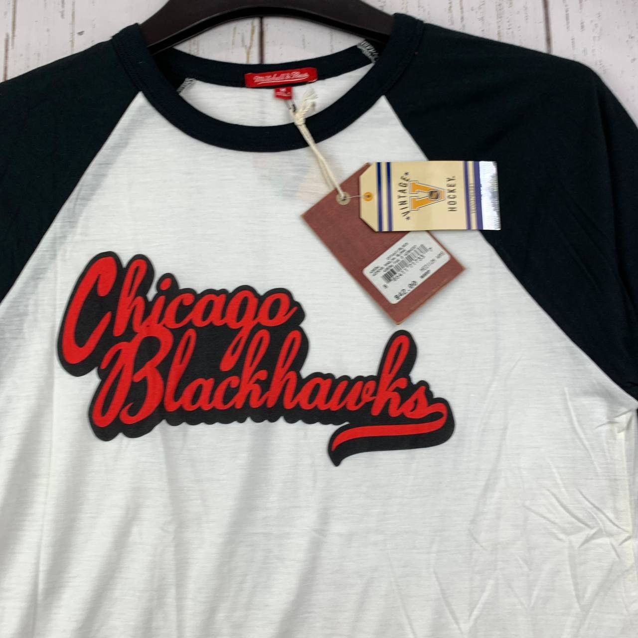 Mitchell & Ness Chicago Blackhawks NHL Medium Shirt White Women New Size M / US 6-8 / IT 42-44 - 3 Thumbnail