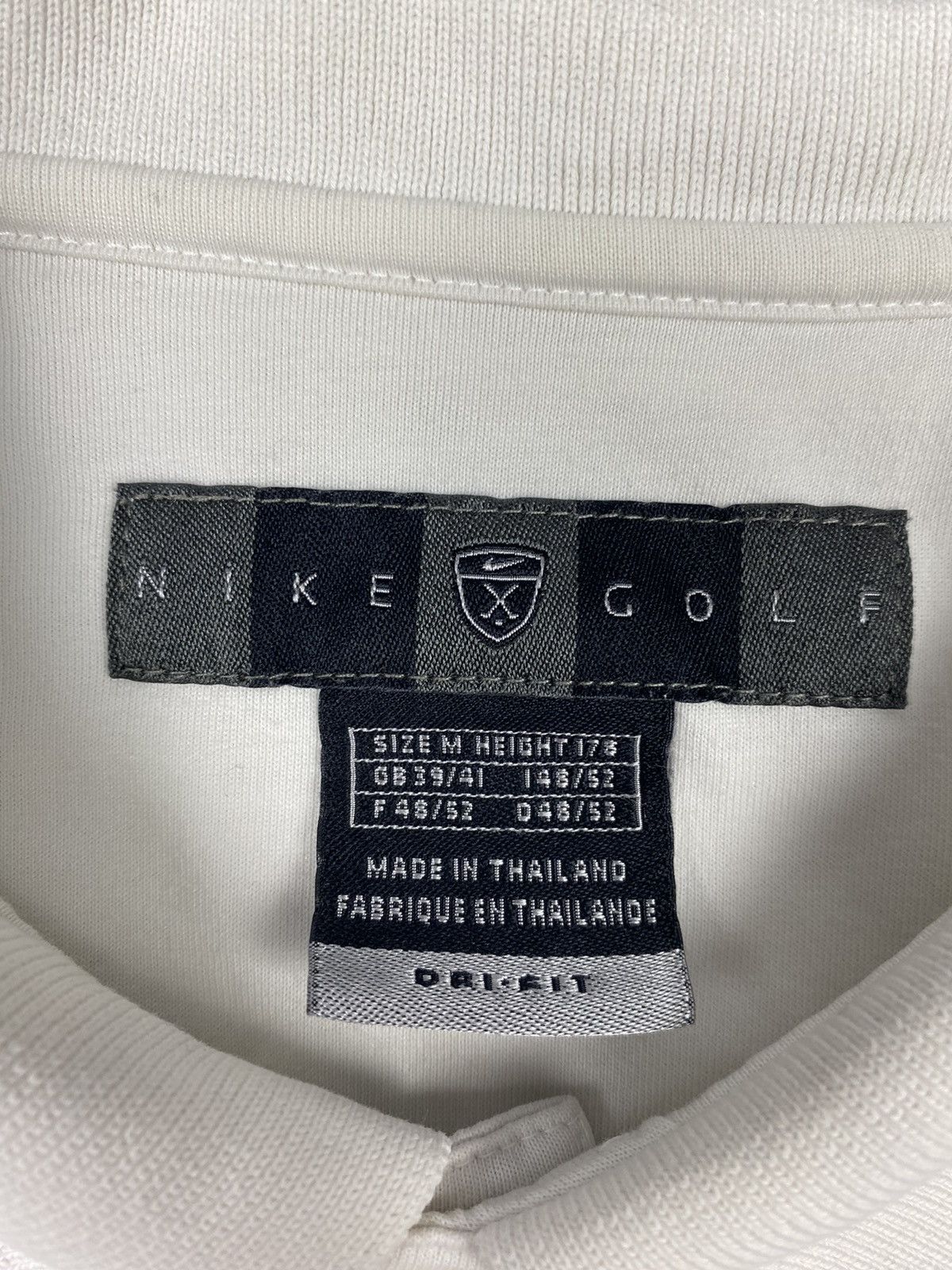 Nike Vintage 00s Nike Golf Swoosh Drill Y2K Polo Shirt Tee Size US M / EU 48-50 / 2 - 9 Thumbnail