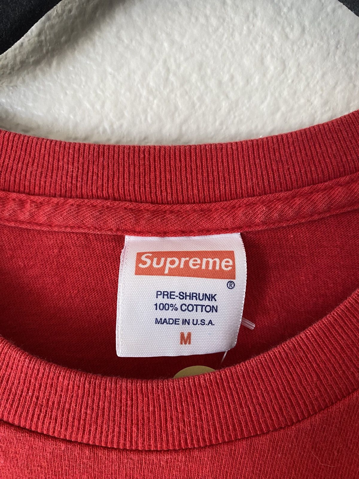 Supreme Supreme Spell-out Skyscraper Building Red T Shirt Size Med Size US M / EU 48-50 / 2 - 4 Thumbnail