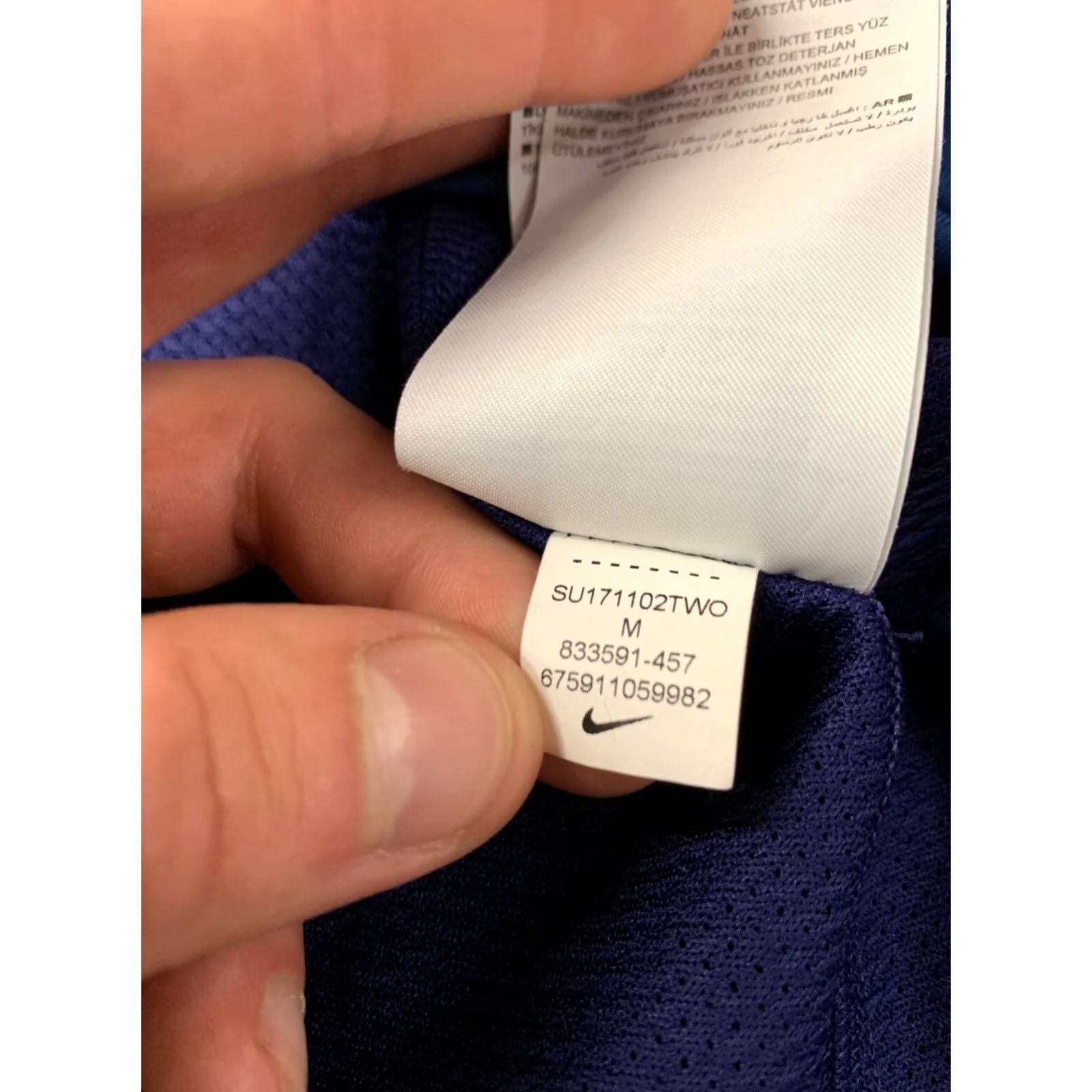 Nike NIKE RUNNING DRI-FIT ORIGINAL 2017 TRAINING RUN MEN SHIRT JERSEY T-SHIRT SIZE M BLUE Size US M / EU 48-50 / 2 - 7 Thumbnail