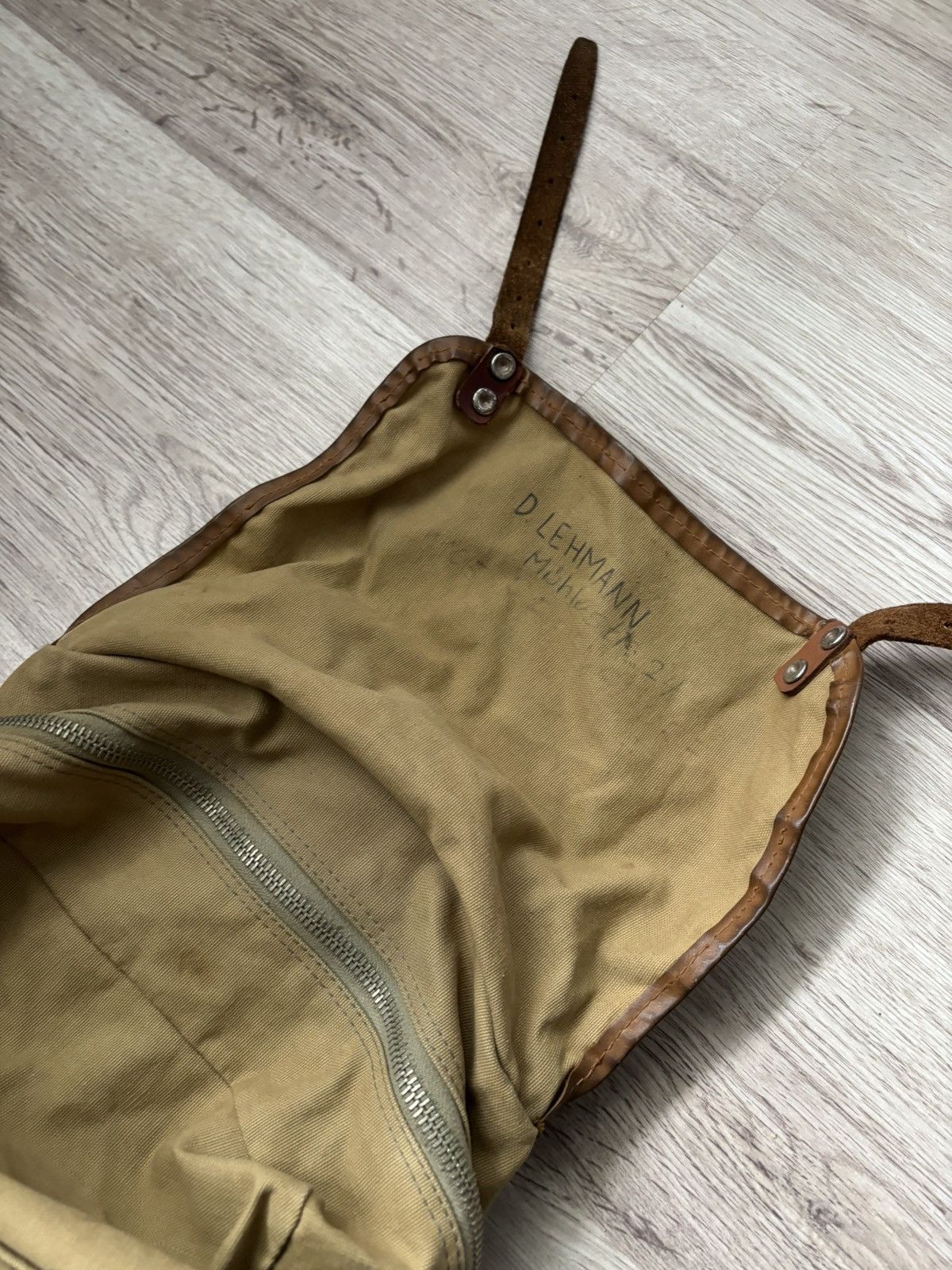 Other Vintage German Canvas & Leather Small Daypack 1950s–1970s Size ONE SIZE - 18 Thumbnail