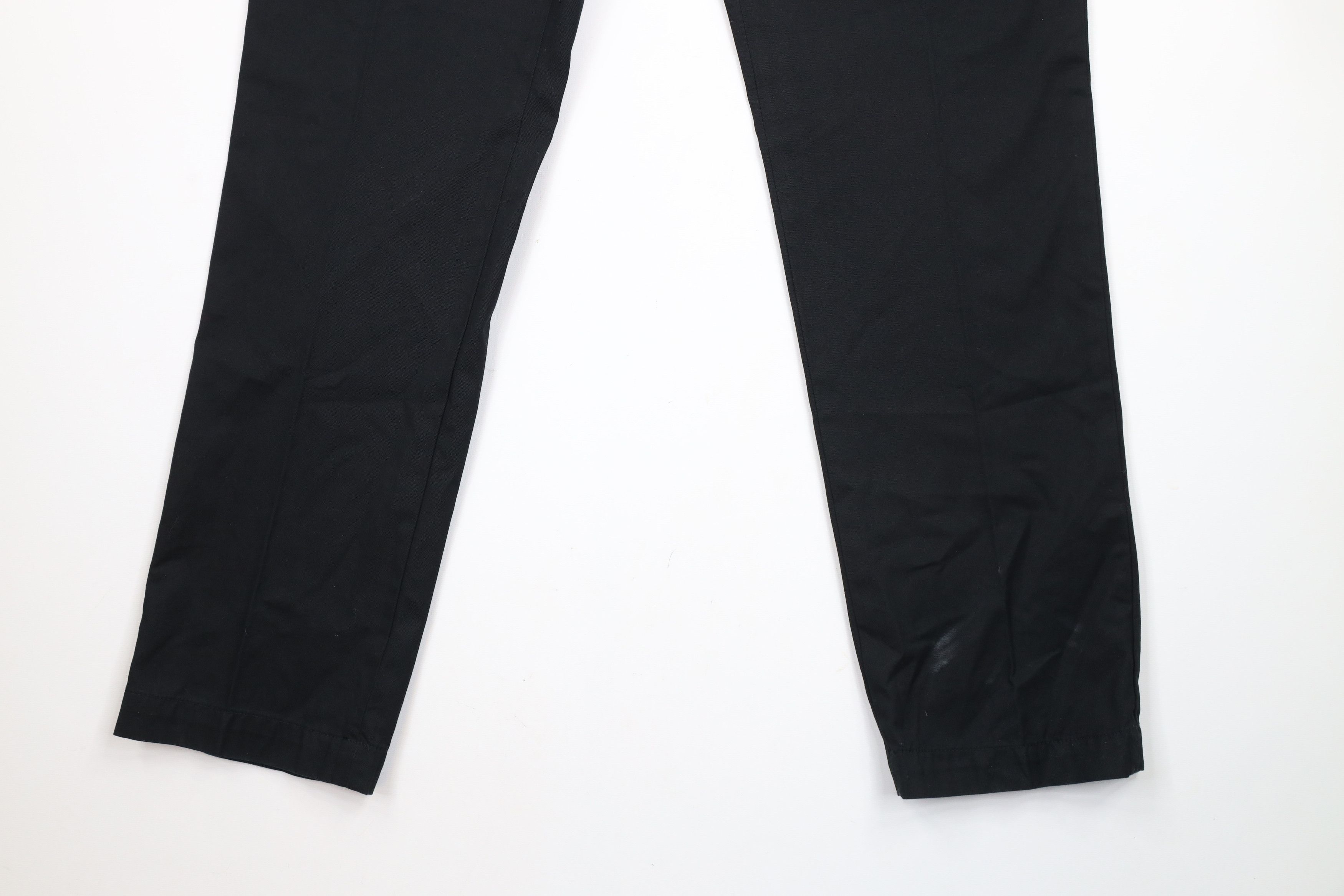 Lacoste × Vintage Lacoste Fit Distressed Flat Front Chino Pants Black Cotton Size US 34 / EU 50 - 4 Thumbnail