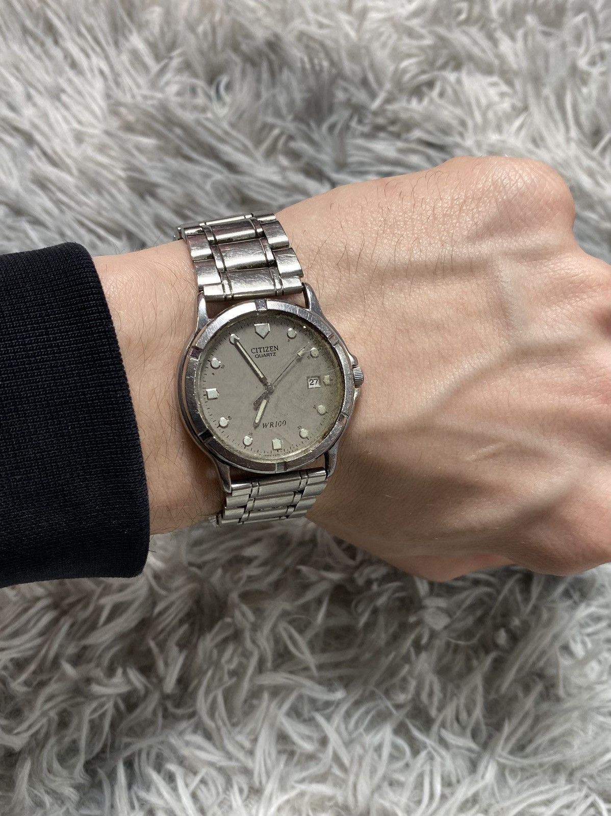 Citizen Wr100 Quartz Watch - in Silver, Men's