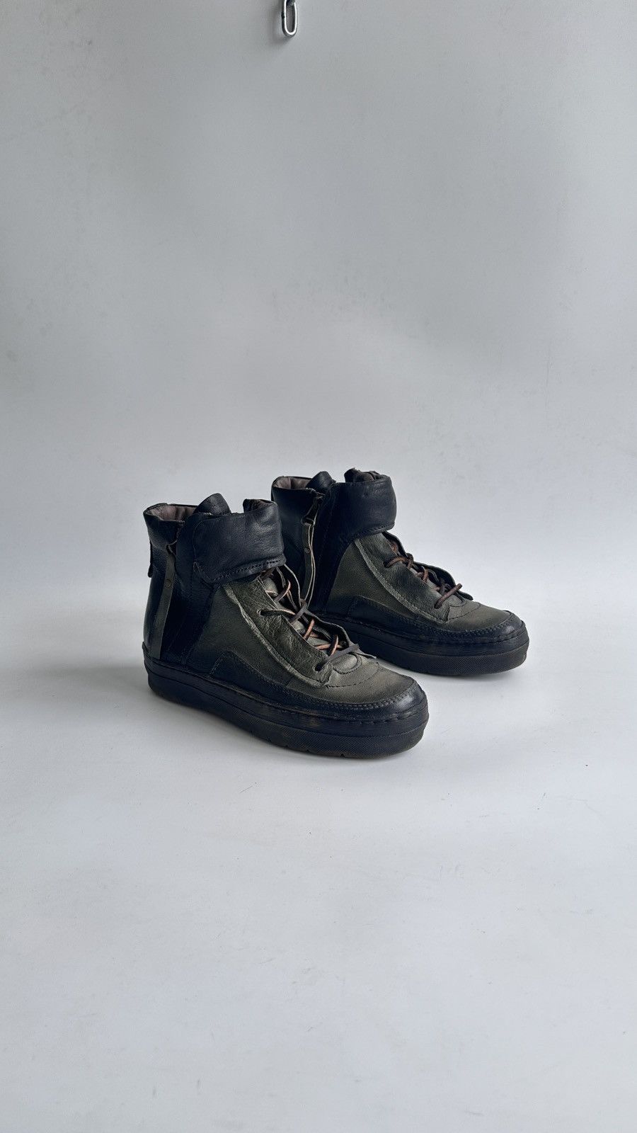 A.S.98 Airstep A.S.98 Leather High Top Sneakers Boots Avant Garde Size US 6.5 / IT 36.5 - 1 Thumbnail