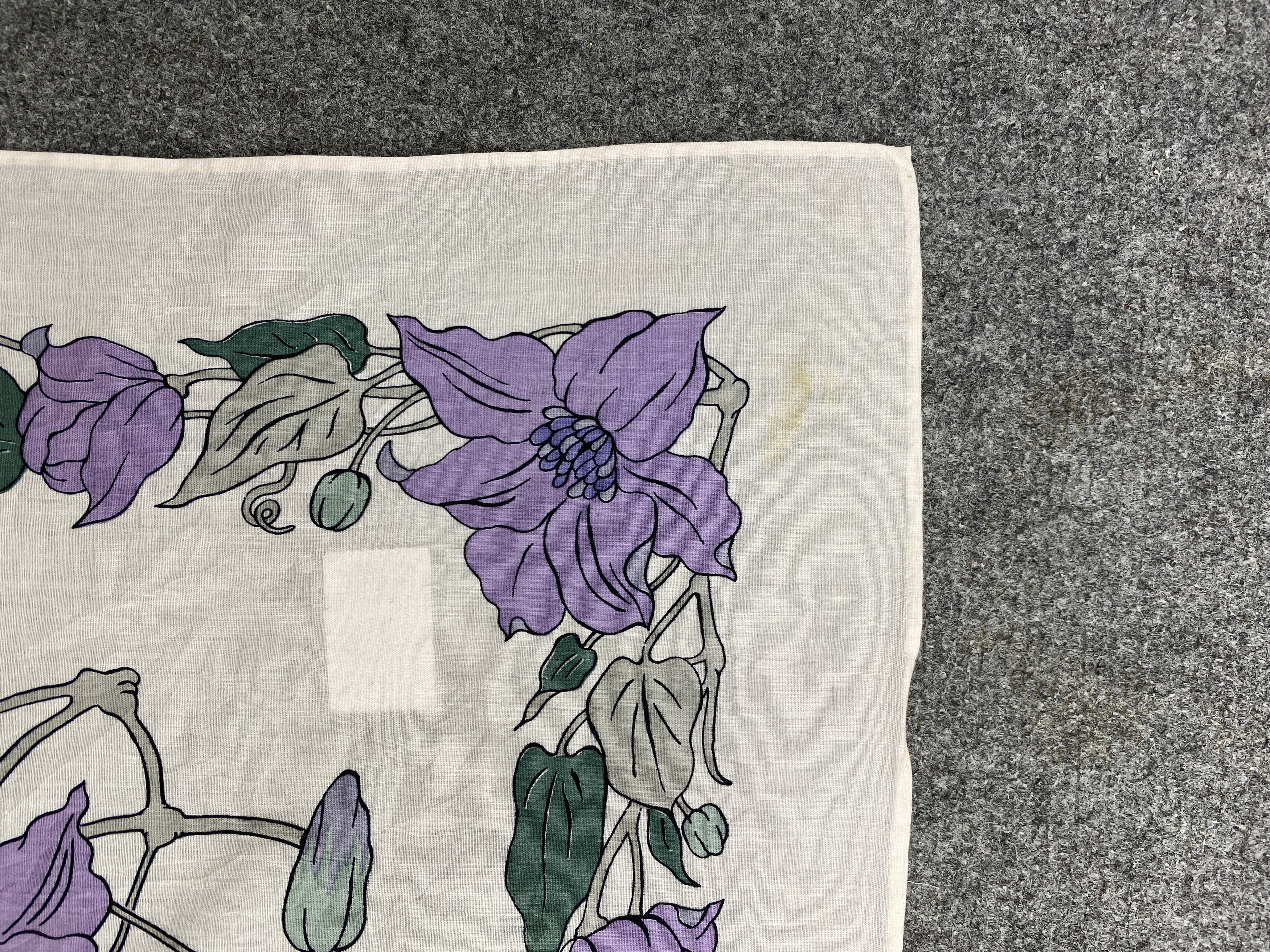 Jim Thompson Vintage Jim Thompson Floral Silk Scarf SN0108 Size ONE SIZE - 6 Thumbnail