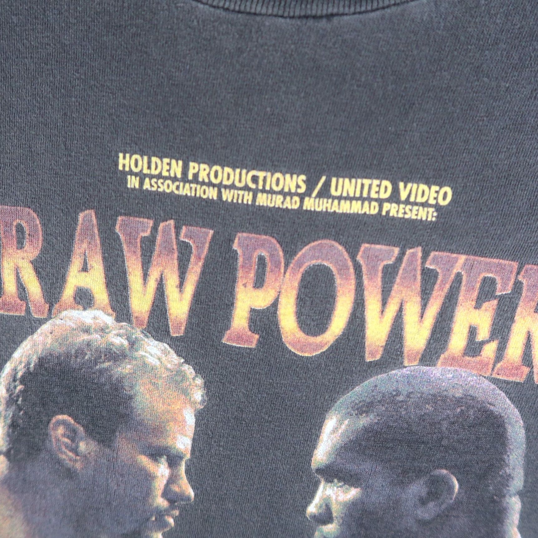 Hanes VINTAGE Tommy Morrison Donovan Ruddock IBC Heavyweight Championship Shirt XL Hanes Graphic Tee Black 1990s Mens Size US XL / EU 56 / 4 - 4 Thumbnail