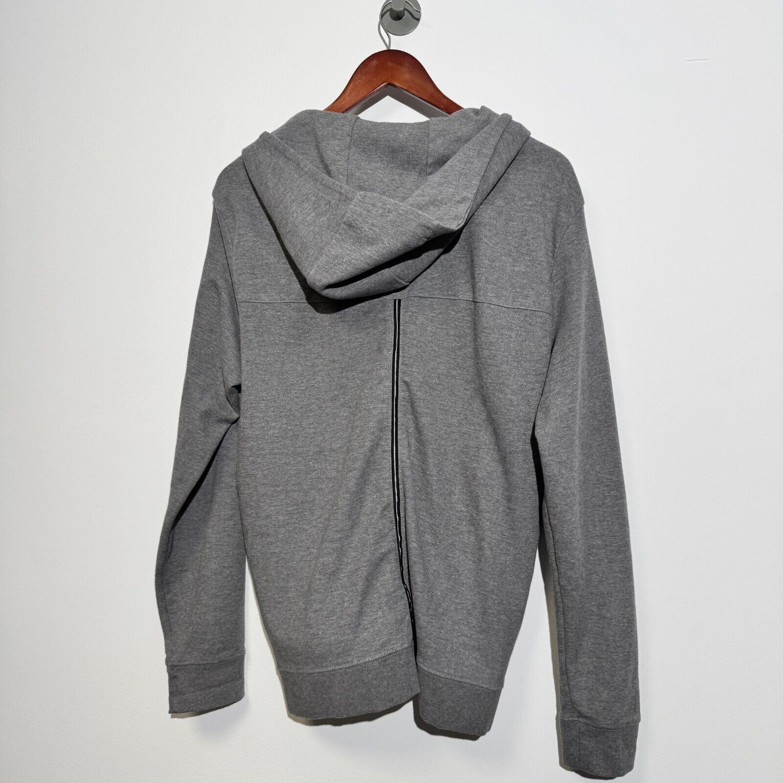 Vintage Vintage Unisex Gray Cotton Zip Hoodie Size XL Washed 90s Size US XL / EU 56 / 4 - 7 Thumbnail