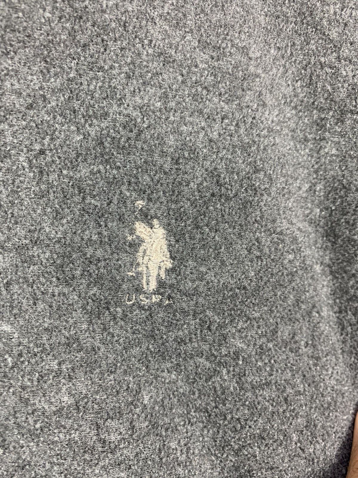 U.S. Polo Assn. Steals! US Polo Assn. Fleece Zipper Jacket Sweater Size US L / EU 52-54 / 3 - 3 Thumbnail