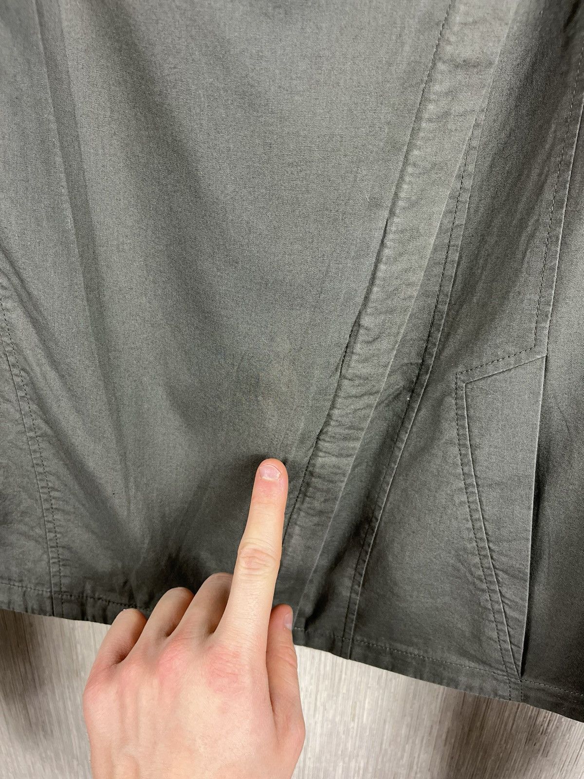 Helmut Lang × Vintage Helmut Lang moto biker cropped asymmetric zip draped jacket Size M / US 6-8 / IT 42-44 - 11 Thumbnail