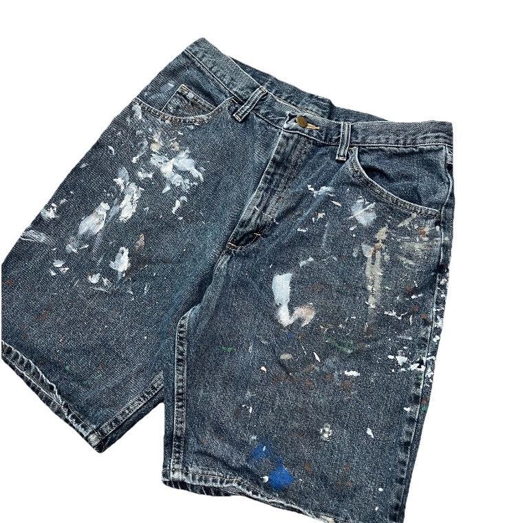 Vintage × Wrangler Vintage Wrangler Denim Painters Shorts Size US 32 / EU 48 - 1 Thumbnail