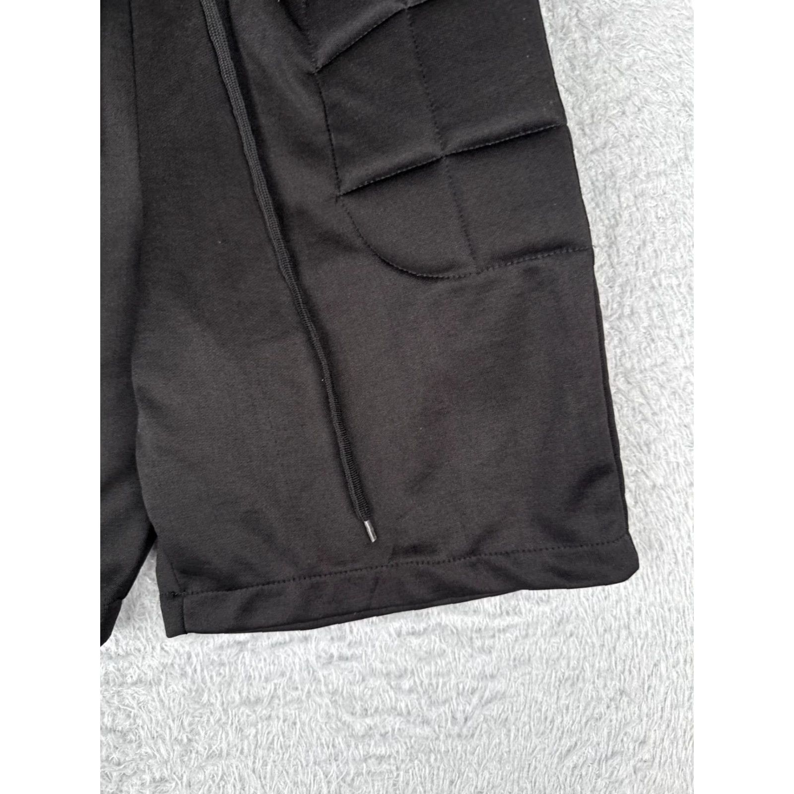 Vintage Epic Soccer Shorts Adult S Black Padded Goalie Polyester Training Casual Men Size US 29 - 2 Thumbnail