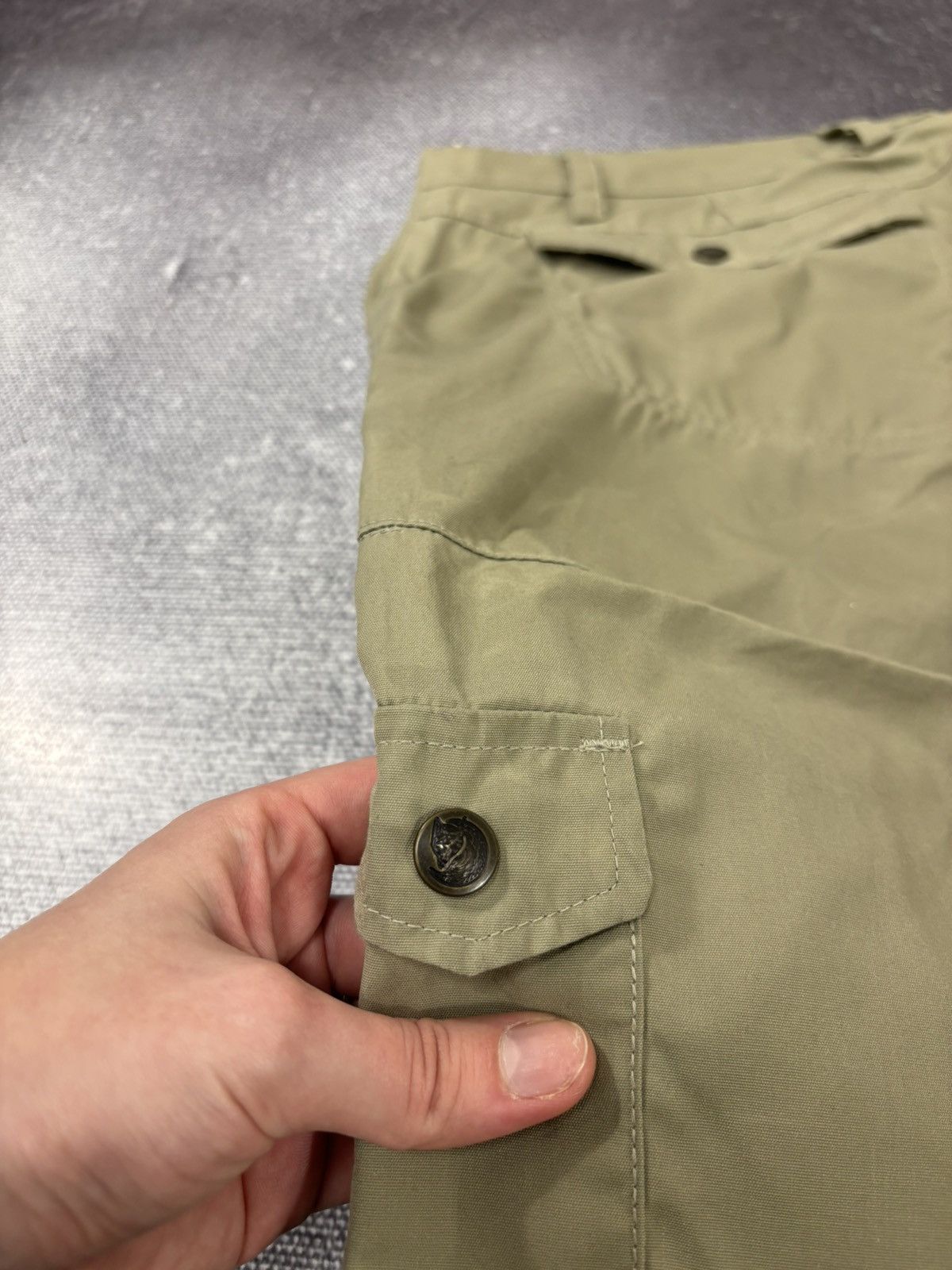 Fjallraven Fjallraven G-1000 Women’s Beige Hiking Outdoor Pants Size 34" / US 12 / IT 48 - 18 Thumbnail