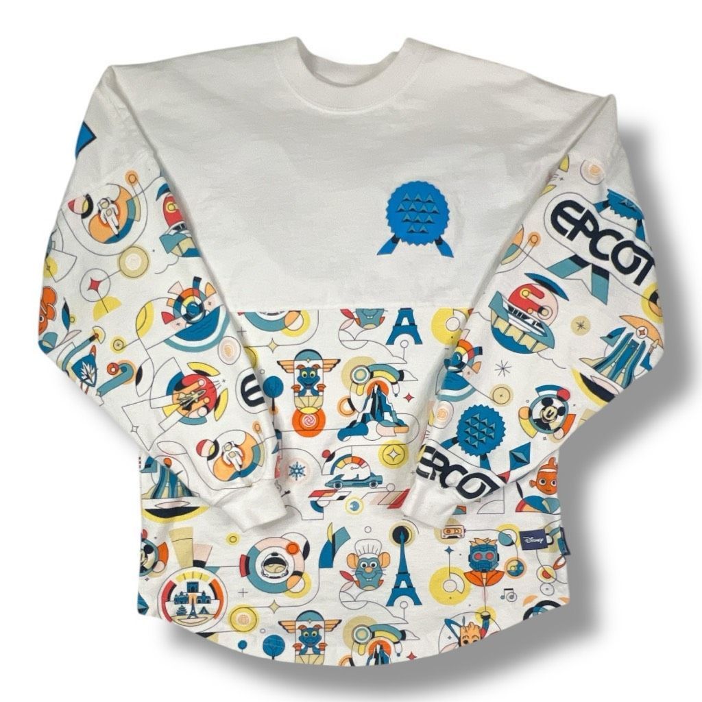 Disney Disney Epcot Reimagined Oversized Spirt Jersey Size Extra Sm Size XS / US 0-2 / IT 36-38 - 1 Thumbnail