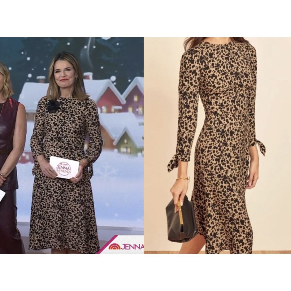 Reformation Reformation Port Dress Leopard Size M / US 6-8 / IT 42-44 - 8 Thumbnail