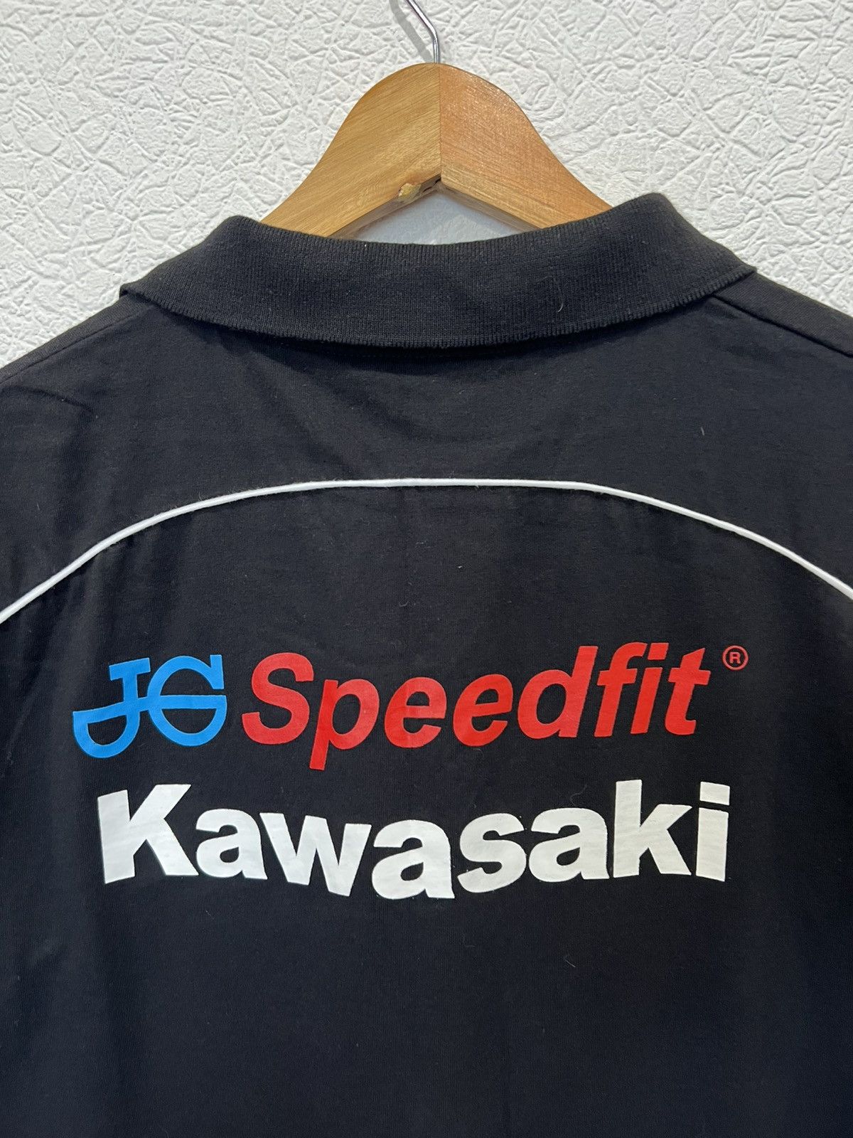 Other Kawasaki Racing Black Polo Shirt Mens Size US L / EU 52-54 / 3 - 7 Thumbnail