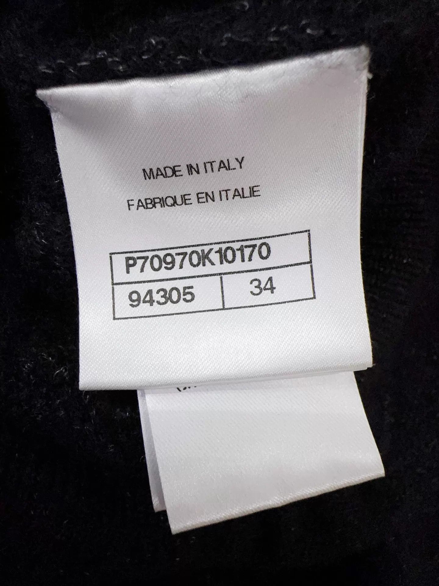 Chanel Chanel Black Embossed Dress Size 34 Soft Texture Size XS / US 0-2 / IT 36-38 - 5 Thumbnail