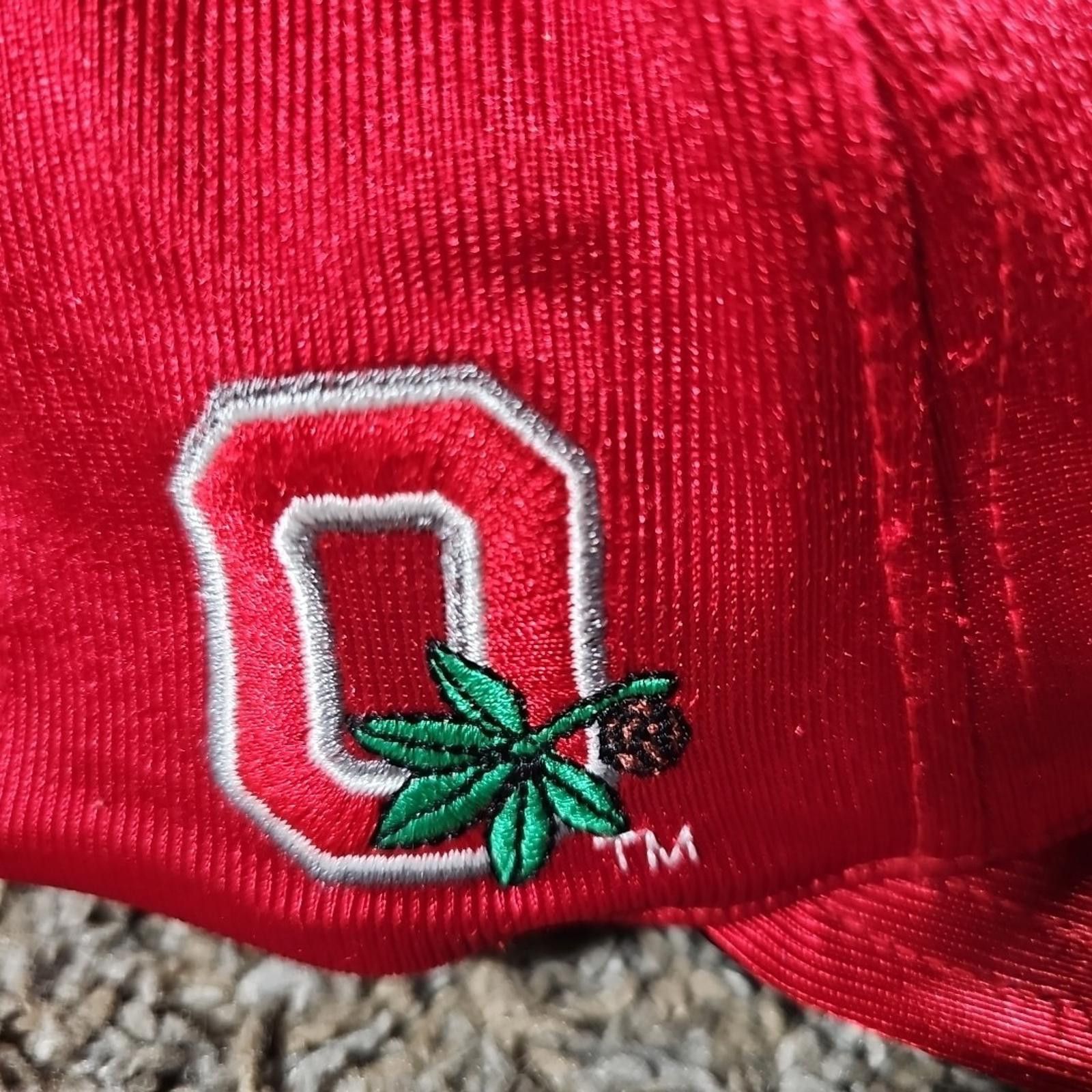 Other OHIO STATE BUCKEYES Hat Adjustable Strapback Embroidered Red Size ONE SIZE - 4 Thumbnail
