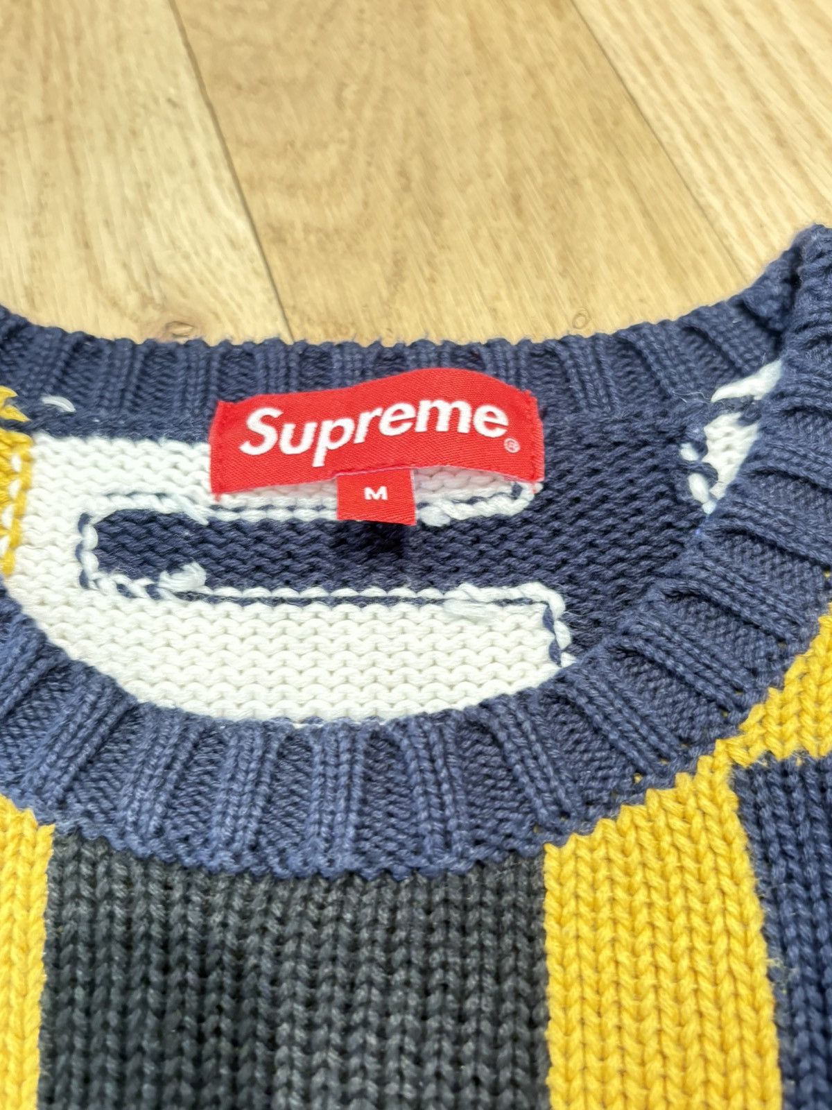 Supreme Supreme Multicolor Logo Sweater Size Medium Size US M / EU 48-50 / 2 - 2 Thumbnail