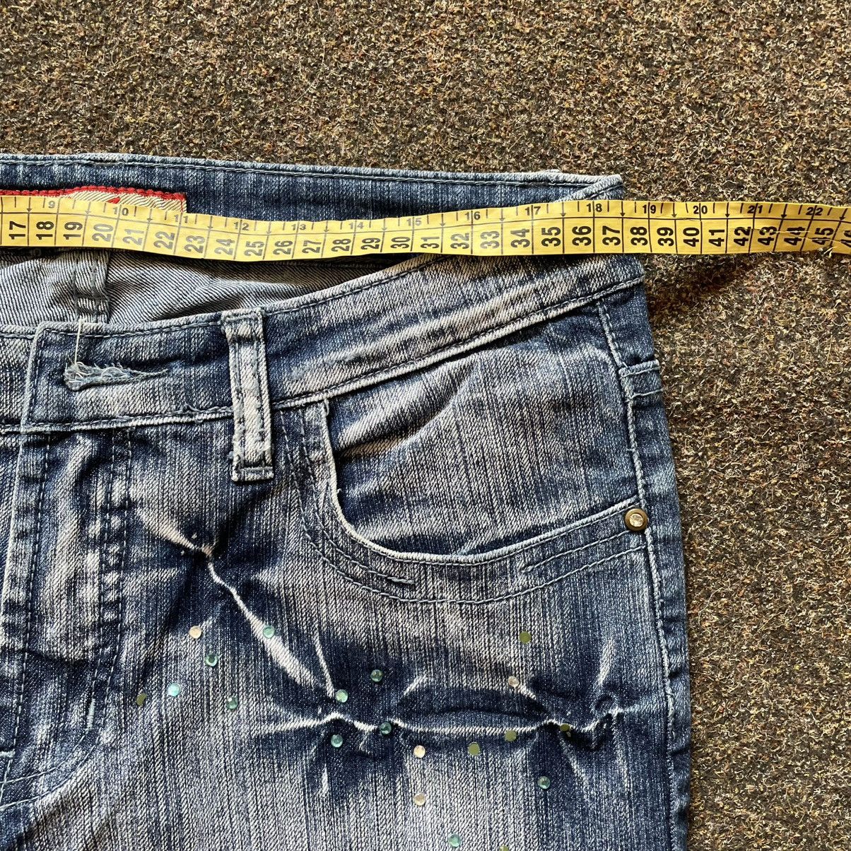 Other Vintage Y2K Flared Jeans Parachute Bootcut pants Cargo 90s Size 31" - 6 Thumbnail