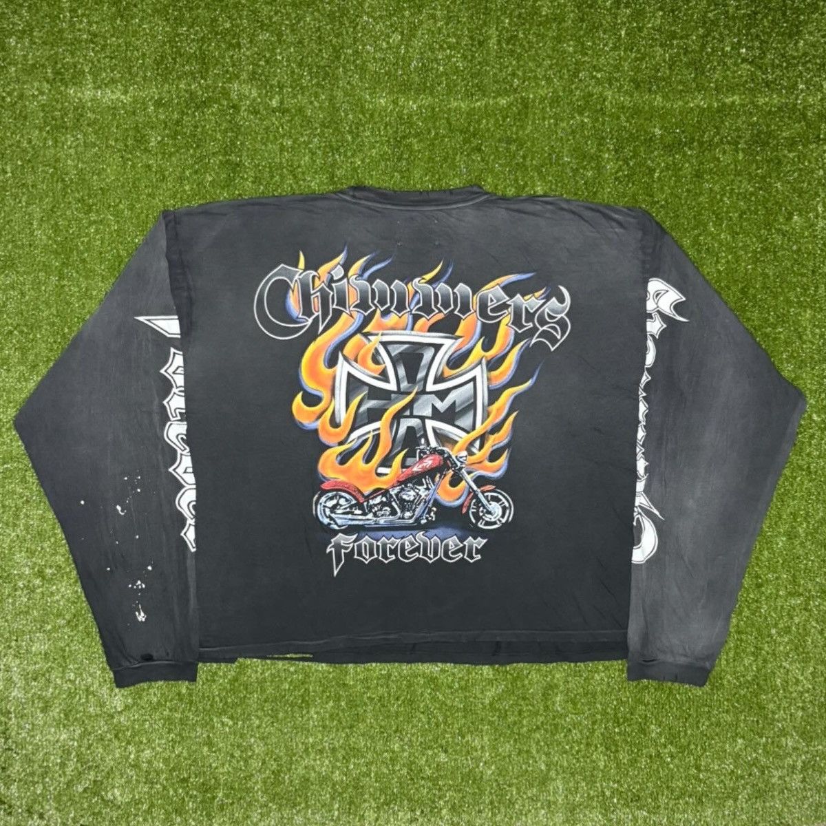 HMDD HMDD Ghost Rider Long Sleeve T-Shirt Size US XXL / EU 58 / 5 - 3 Thumbnail