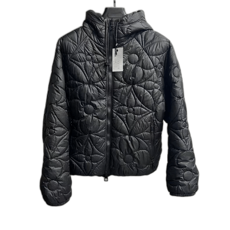 Louis Vuitton Louis Vuitton Black Floral Quilted Jacket Size US M / EU 48-50 / 2 - 1 Thumbnail