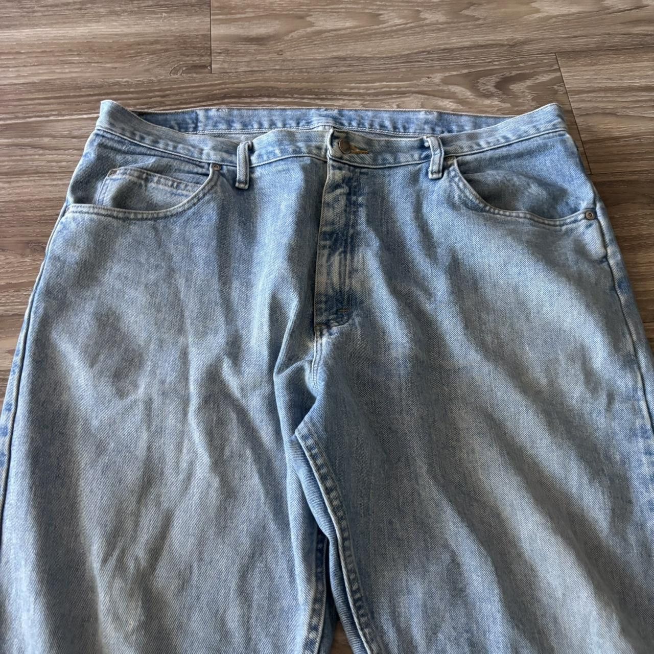 Vintage Crazy Vintage Y2K/2000s Baggy Light Wash Skater Denim Jeans! 40x30 Size US 40 / EU 56 - 5 Thumbnail