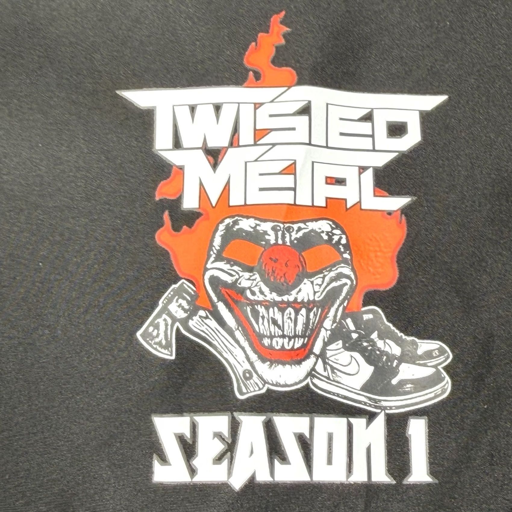 Twisted X Twisted Metal Jacket Men’s Medium Peacock Show Cast & Crew Season 1 PlayStation Metal Jacket Black Windbreaker Size US M / EU 48-50 / 2 - 2 Thumbnail